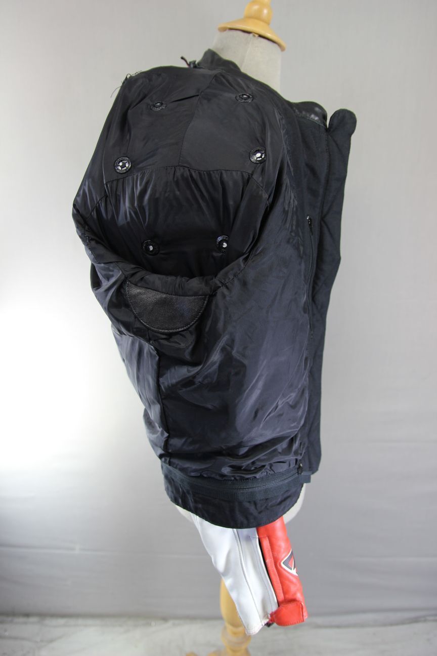 HEIN GERICKE PRO SPORTS LEATHER BIKER JACKET WITH HIPROTEC CE ARMOUR 40 INCH