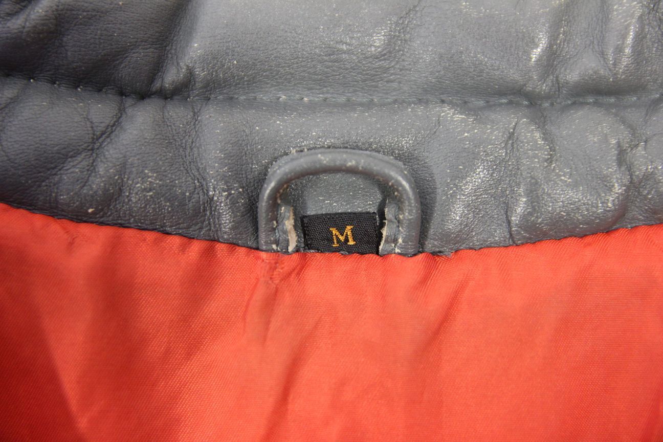 VINTAGE CBR 2 PIECE RED & GREY LEATHER CLASSIC BIKER SUIT 38 INCH/MEDIUM
