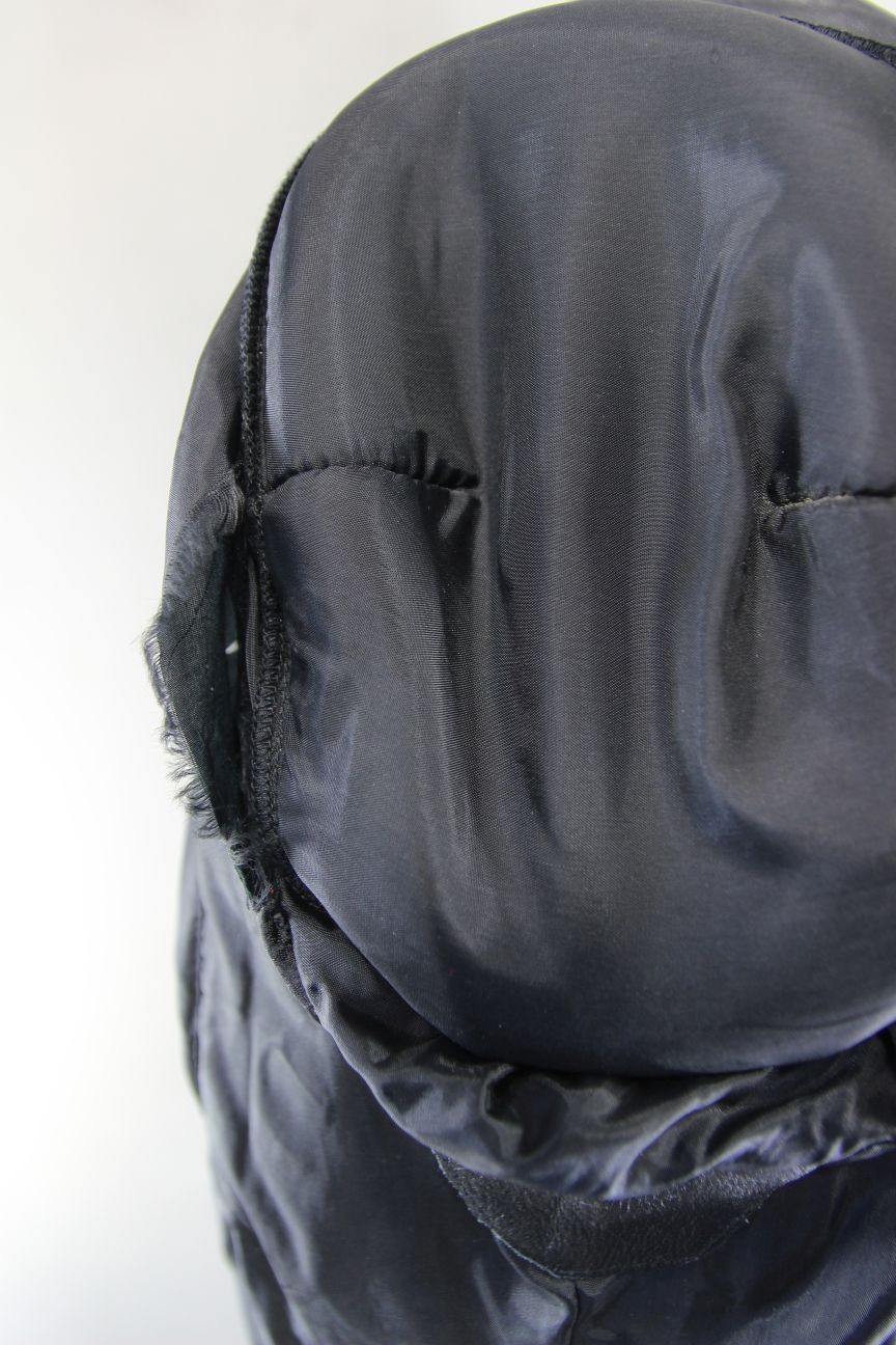 FRANK THOMAS BLACK LEATHER BIKER JACKET WITH ARMASPORT PLUS CE ARMOUR 38-40 INCH