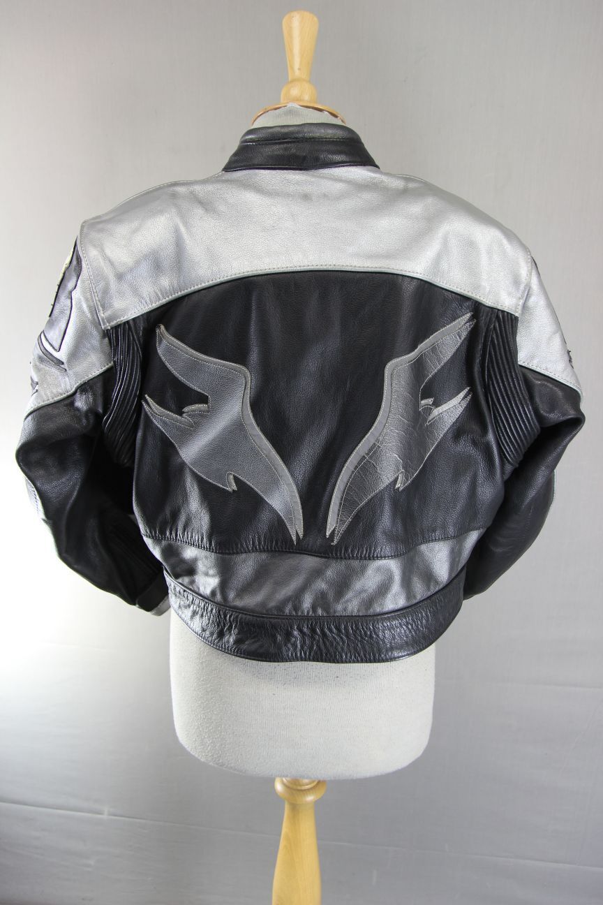 HANDMADE IN BRITAIN CARRERA LEATHERS BIKER JACKET + REMOVABLE CE ARMOUR SIZE 18