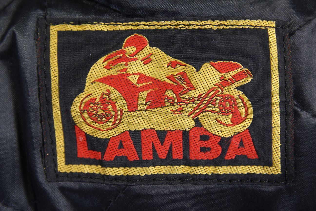 CLASSIC LAMBA BLACK LEATHER BIKER JACKET: SIZE 14/34 -36 INCH CHEST