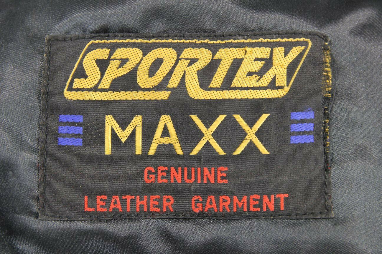 SPORTEX MAXX LADIES CLASSIC BLACK LEATHER BIKER JACKET 34 INCH