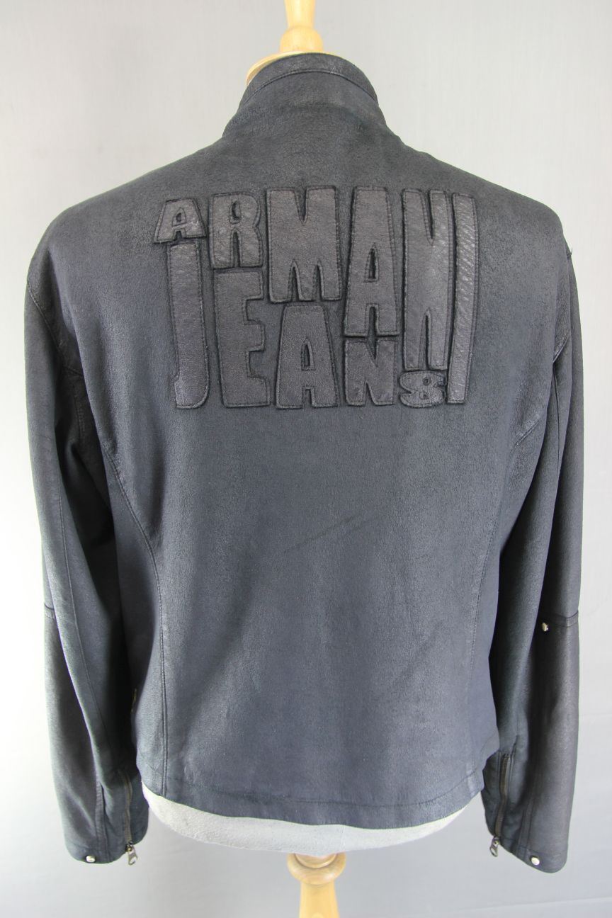ARMANI JEANS CLASSIC BLACK JACKET 46 INCH/XXL