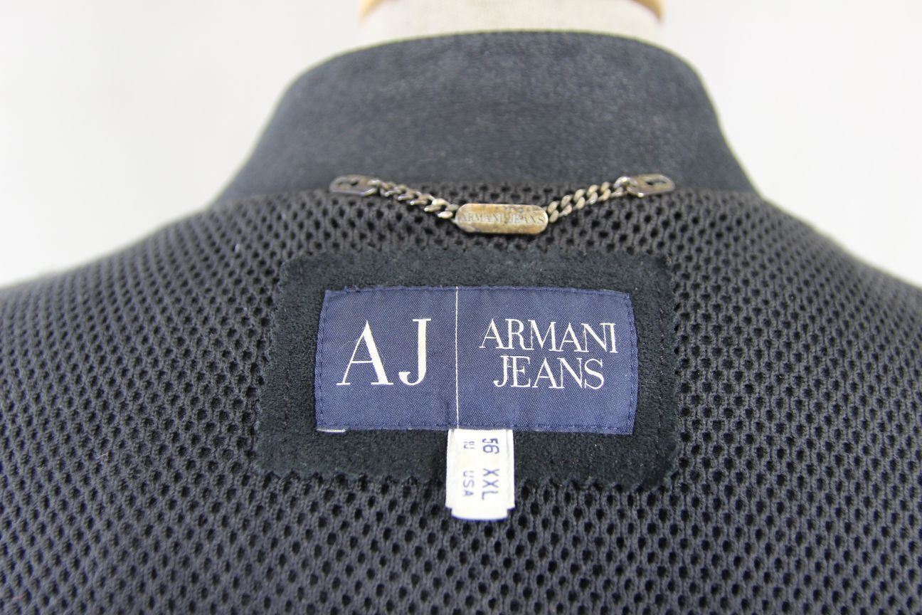 ARMANI JEANS CLASSIC BLACK JACKET 46 INCH/XXL