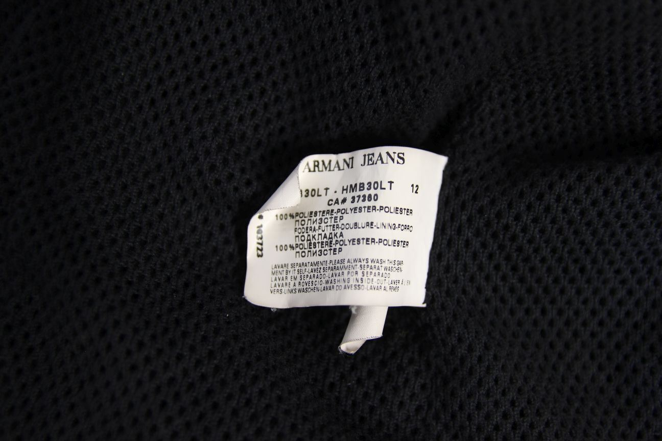 ARMANI JEANS CLASSIC BLACK JACKET 46 INCH/XXL