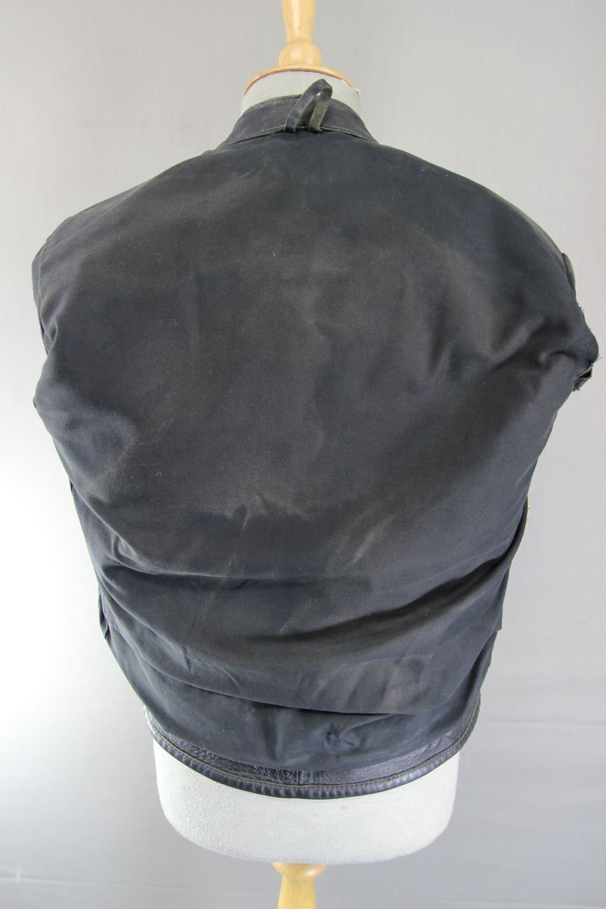VINTAGE KERSHAW LEATHERS CLASSIC BLACK BIKER JACKET 38-40 INCH