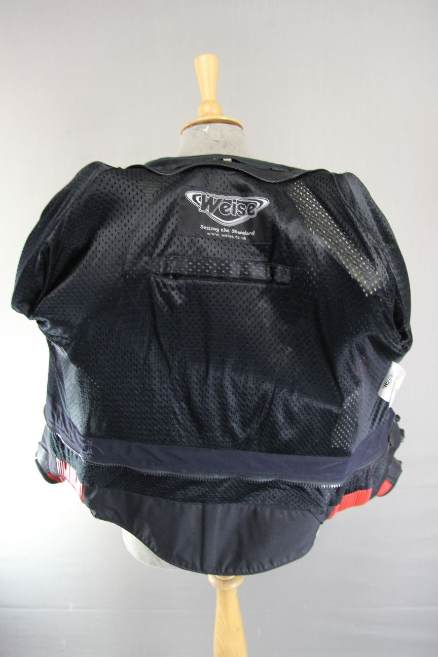 WEISE LEATHER BIKER JACKET WITH SHOULDER & ELBOW KNOX CE ARMOUR 40 INCH