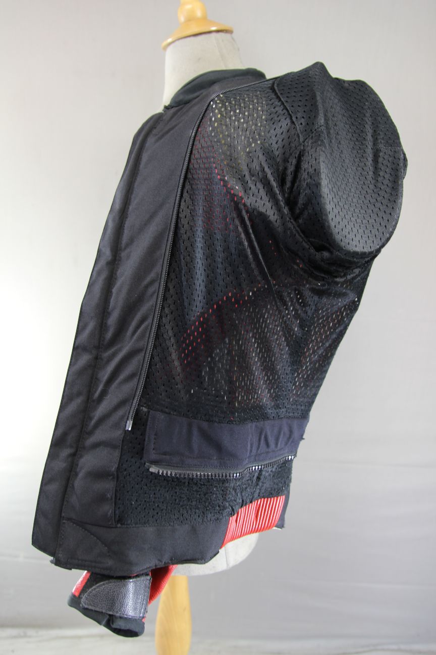 WEISE LEATHER BIKER JACKET WITH SHOULDER & ELBOW KNOX CE ARMOUR 40 INCH