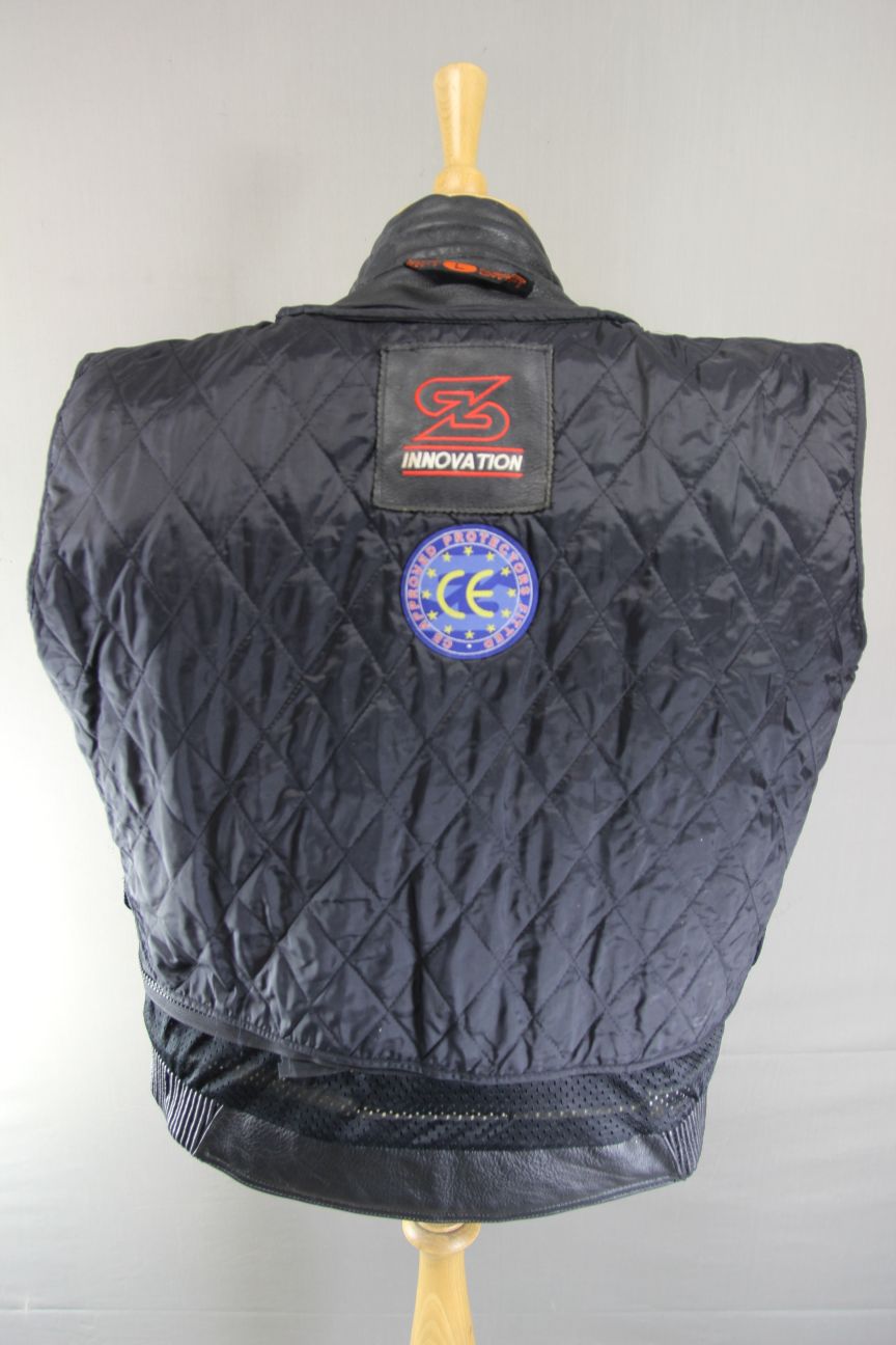 SWIFT INNOVATION LEATHER BIKER JACKET WITH THERMAL LINING 42-44 INCH/LARGE