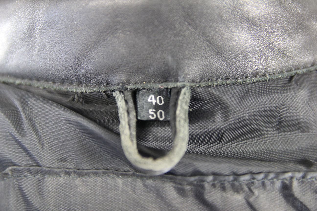 FRANK THOMAS COWHIDE LEATHER ARMASPORT BIKER JACKET WITH BACK PROTECTOR 40 INCH