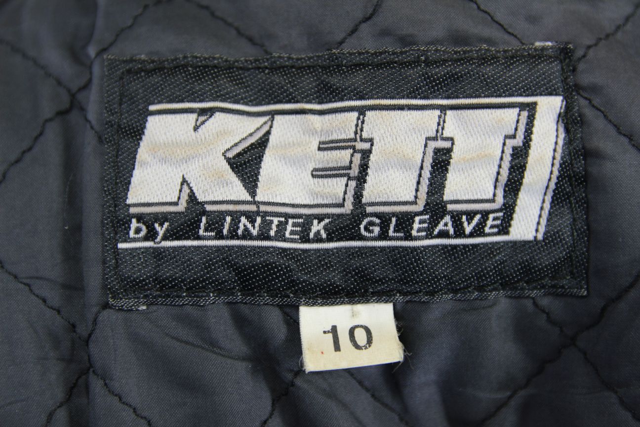 CLASSIC KETT BLACK LEATHER BIKER JACKET: SIZE 10