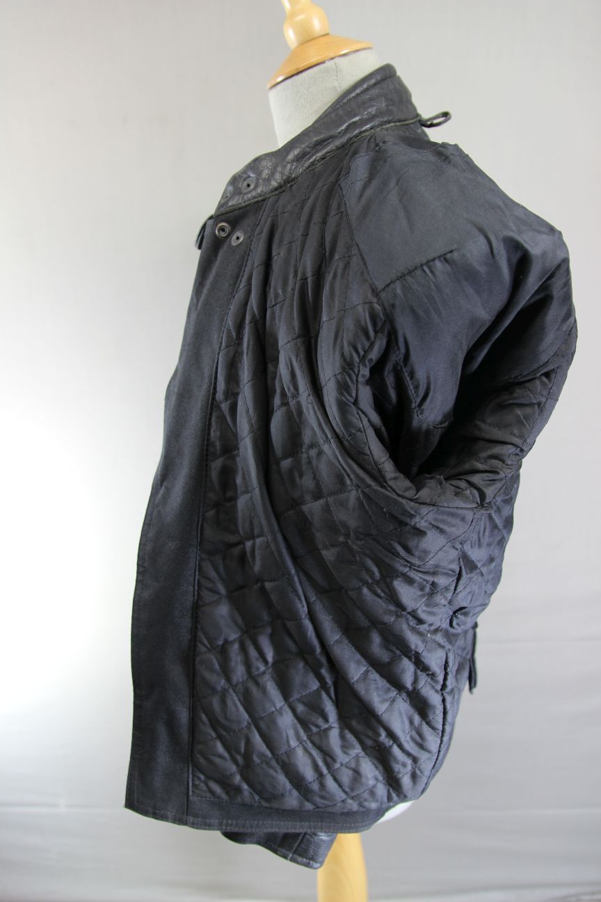 CLASSIC RAYVEN BLACK LEATHER BIKER JACKET 38-40 INCH CHEST