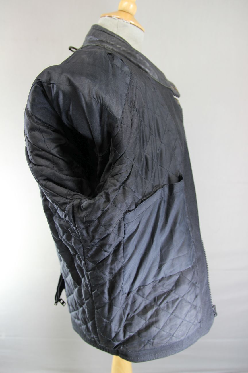 CLASSIC RAYVEN BLACK LEATHER BIKER JACKET 38-40 INCH CHEST