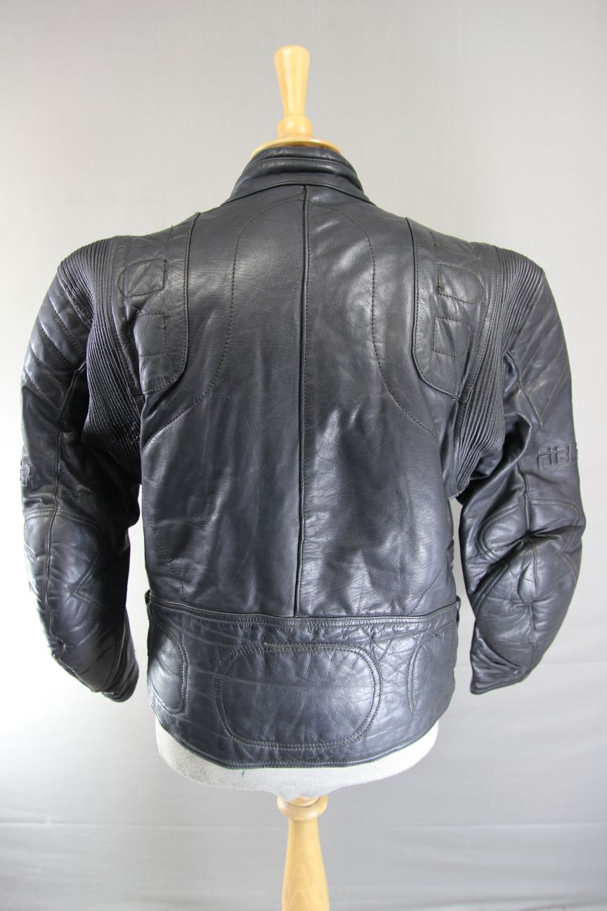 CLASSIC FIELDSHEER BLACK LEATHER BIKER JACKET 40-42 INCH CHEST