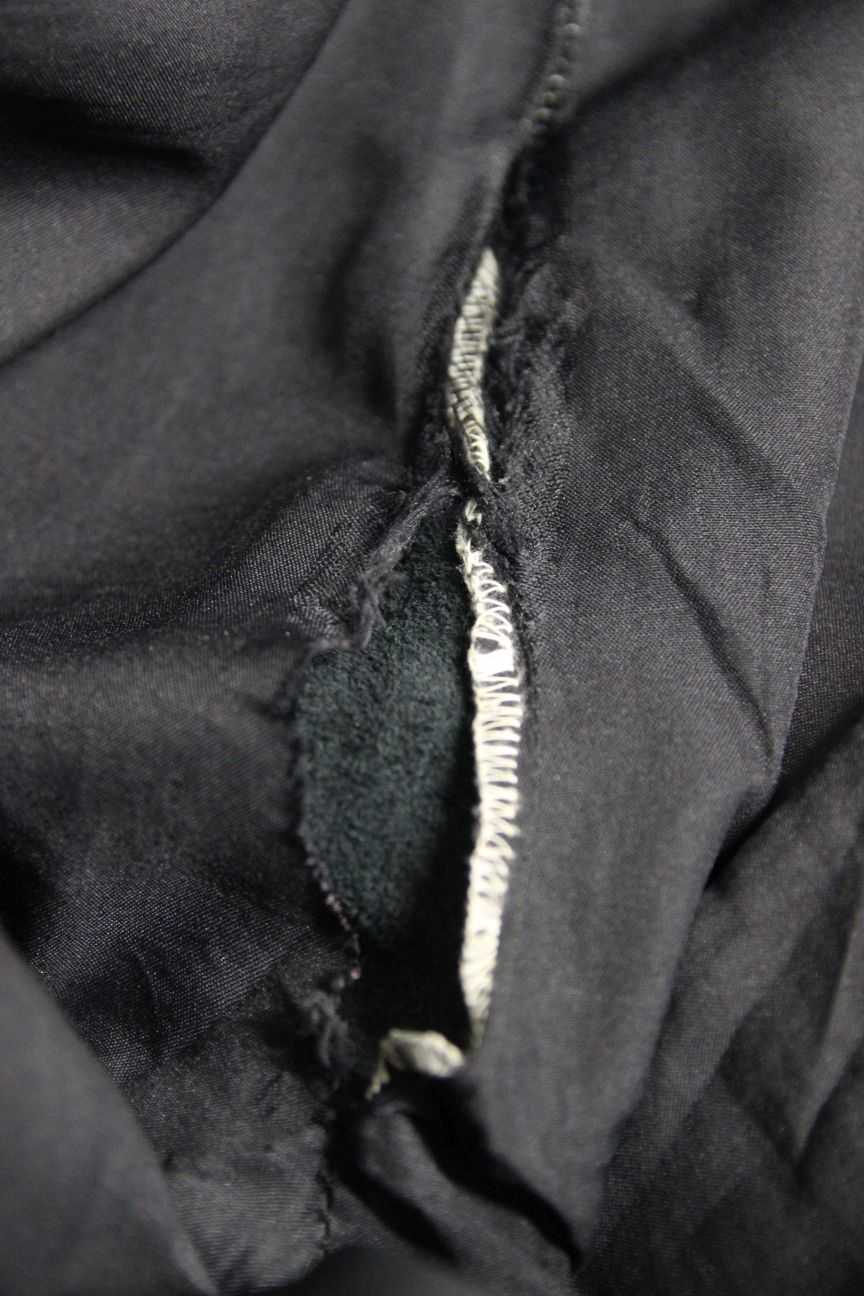 RHINO CLASSIC BLACK LEATHER BIKER JEANS: WAIST 32 INCHES/INSIDE LEG 34 INCHES