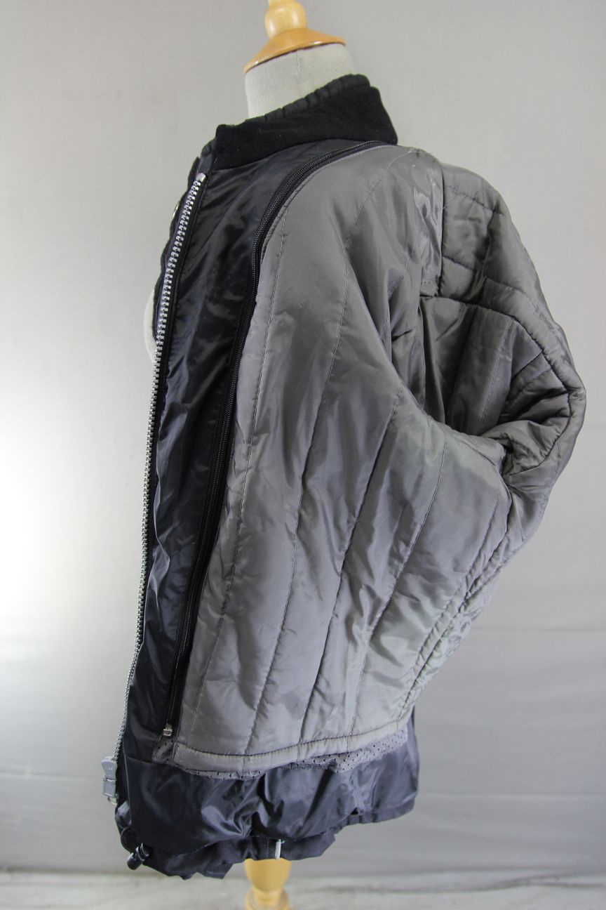 HELD BLACK & RED TEXTILE BIKER JACKET WITH CE ARMOUR & THERMAL LINING 36-38" MED