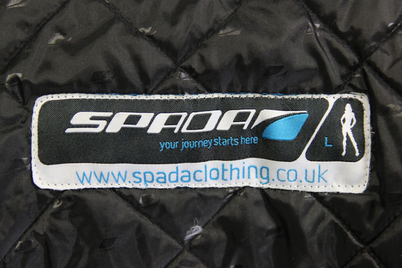 SPADA WATERPROOF BLACK TEXTILE BIKER JACKET WITH ARMOUR & THERMAL LINING 38 IN/L