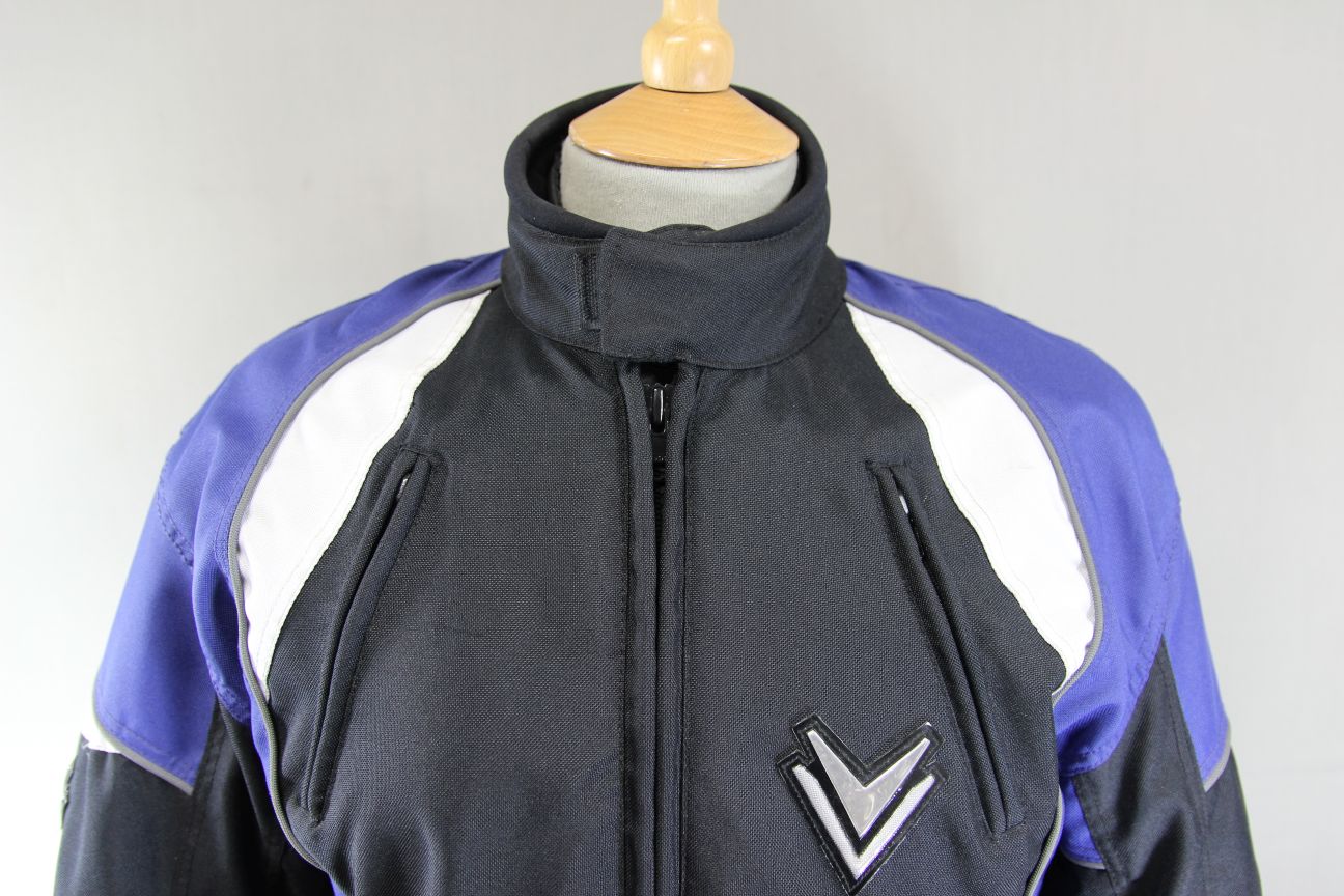 FRANK THOMAS WATER RESISTANT TEXTILE BIKER JCKT + ARMOUR & THERMAL LINING 38"/S