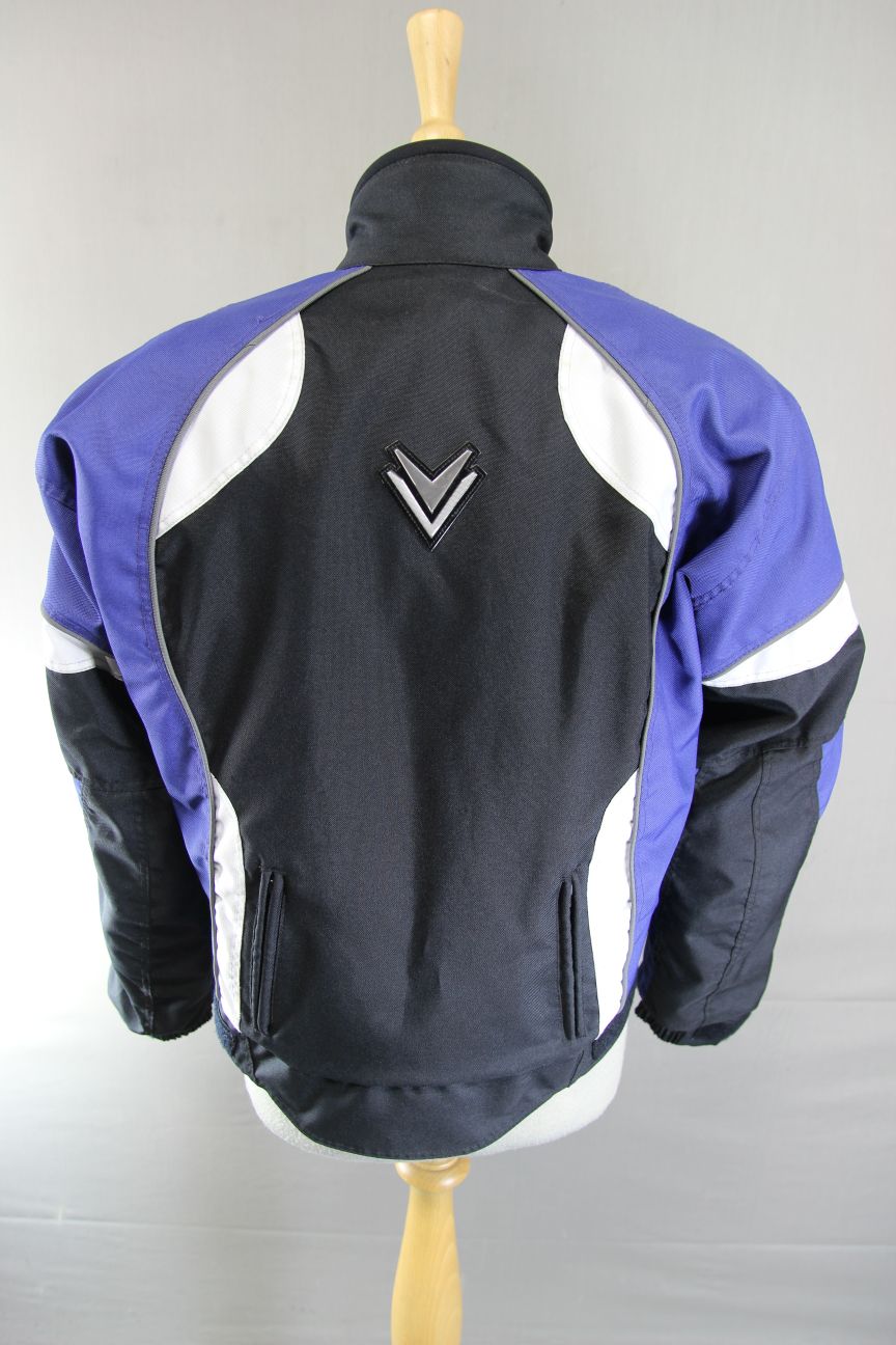 FRANK THOMAS WATER RESISTANT TEXTILE BIKER JCKT + ARMOUR & THERMAL LINING 38"/S