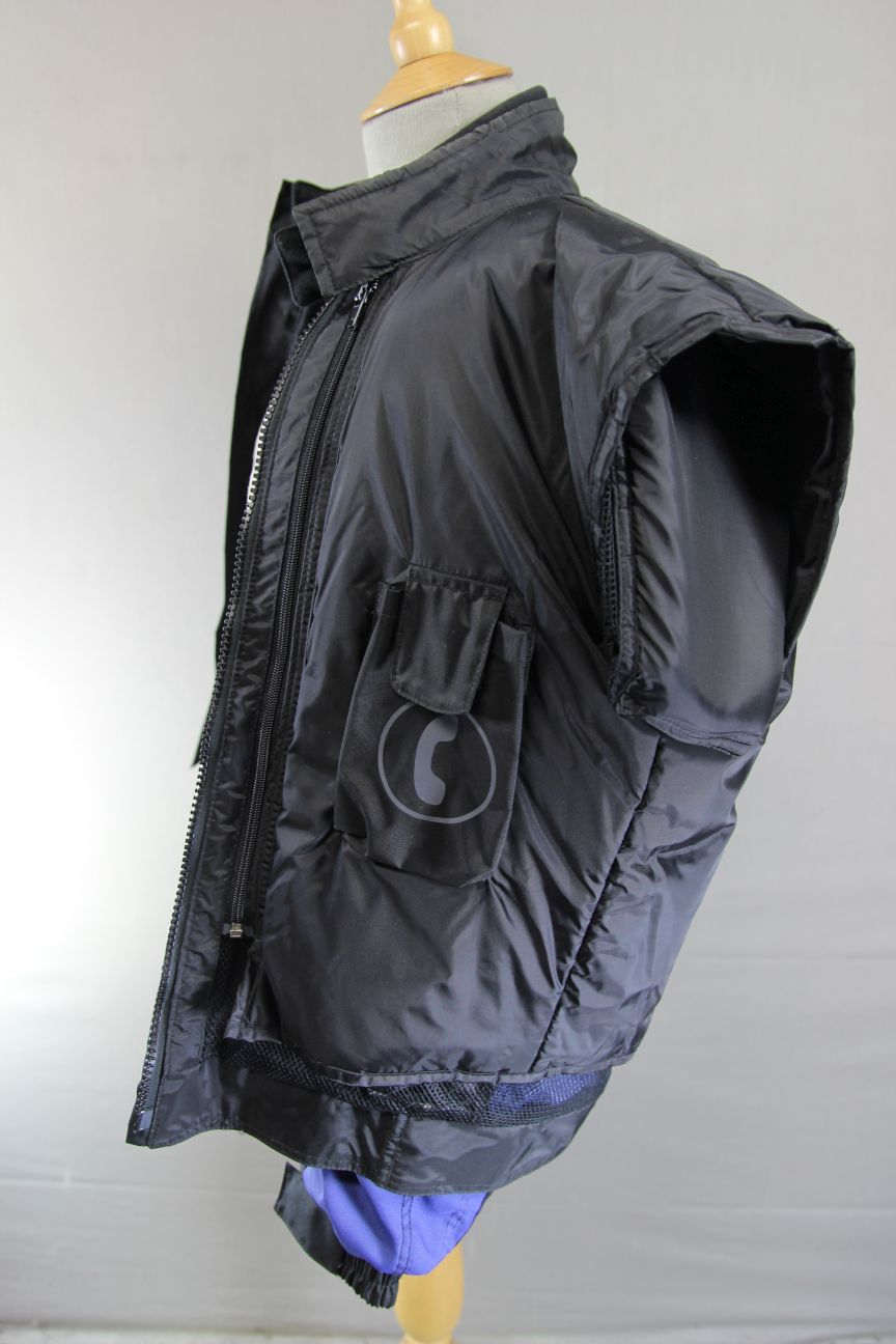 FRANK THOMAS WATER RESISTANT TEXTILE BIKER JCKT + ARMOUR & THERMAL LINING 38"/S