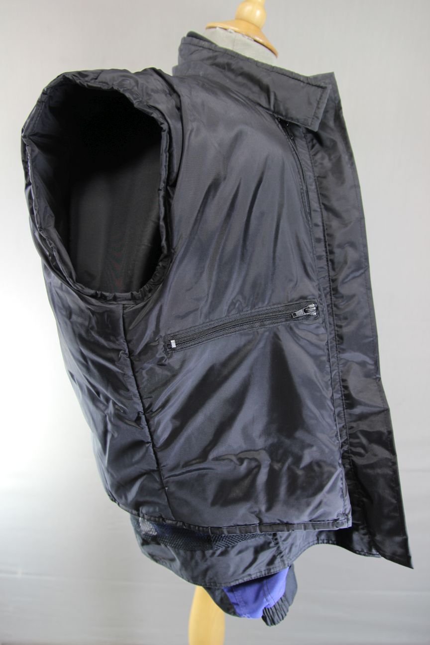 FRANK THOMAS WATER RESISTANT TEXTILE BIKER JCKT + ARMOUR & THERMAL LINING 38"/S