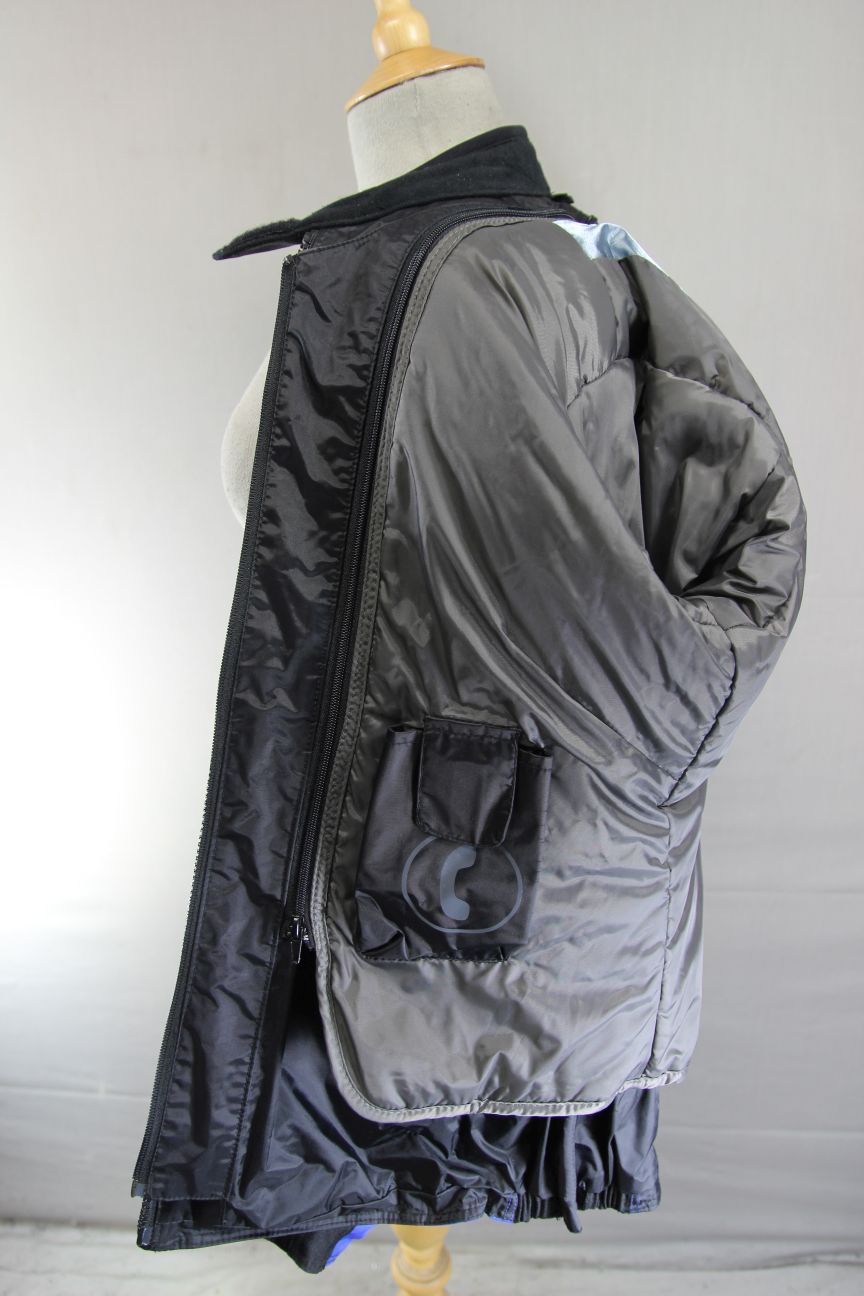 FRANK THOMAS LADY RIDER TEXTILE BIKER JACKET + CE ARMOUR & THERMAL LINING 38"/L