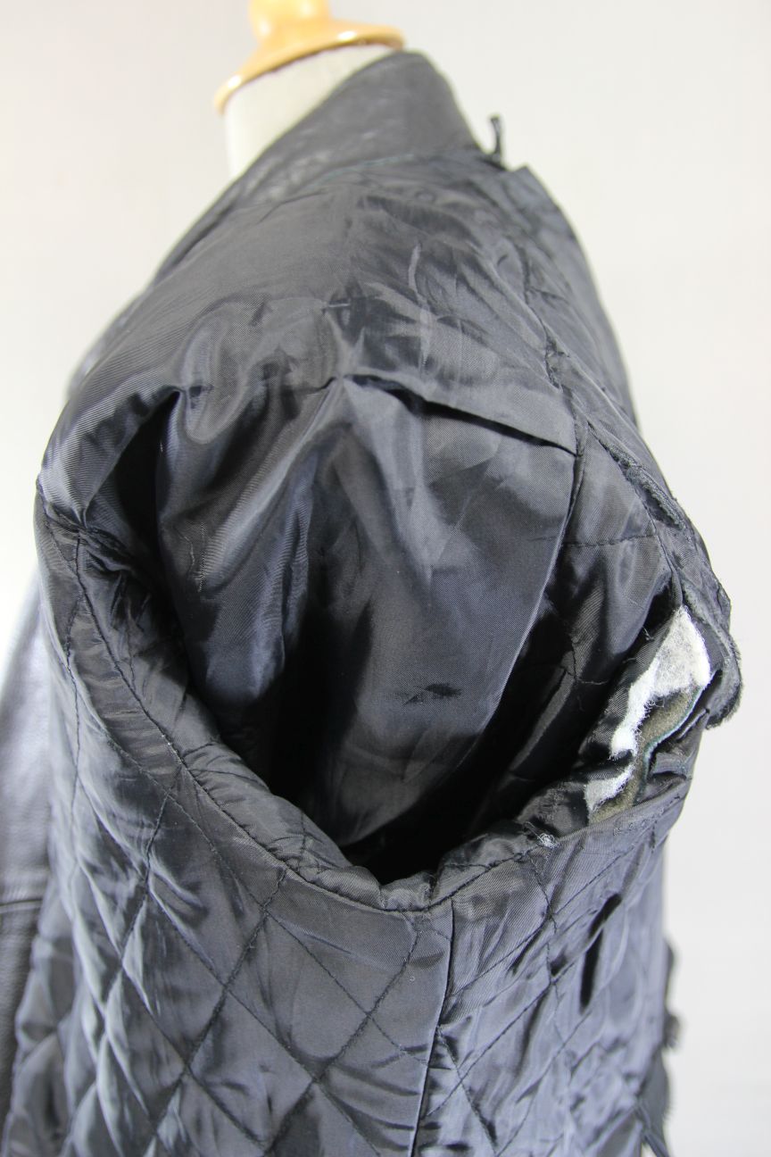 AKITO CLASSIC BLACK LEATHER BIKER JACKET 40-42 INCH CHEST