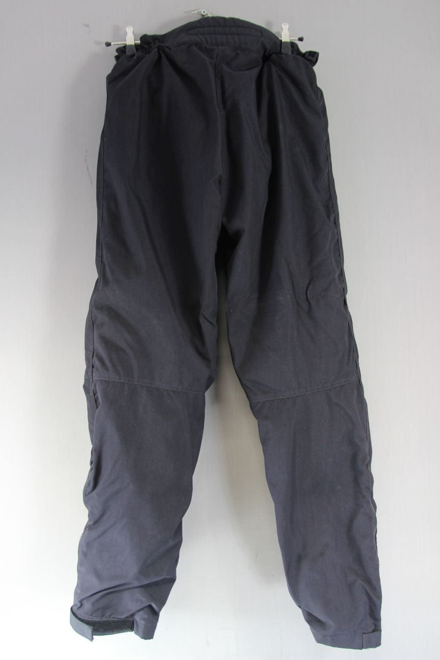 MOTO LINE VOYAGER BLACK TEXTILE BIKER TROUSERS + THERMAL LINER WAIST 34"/LEG 32"