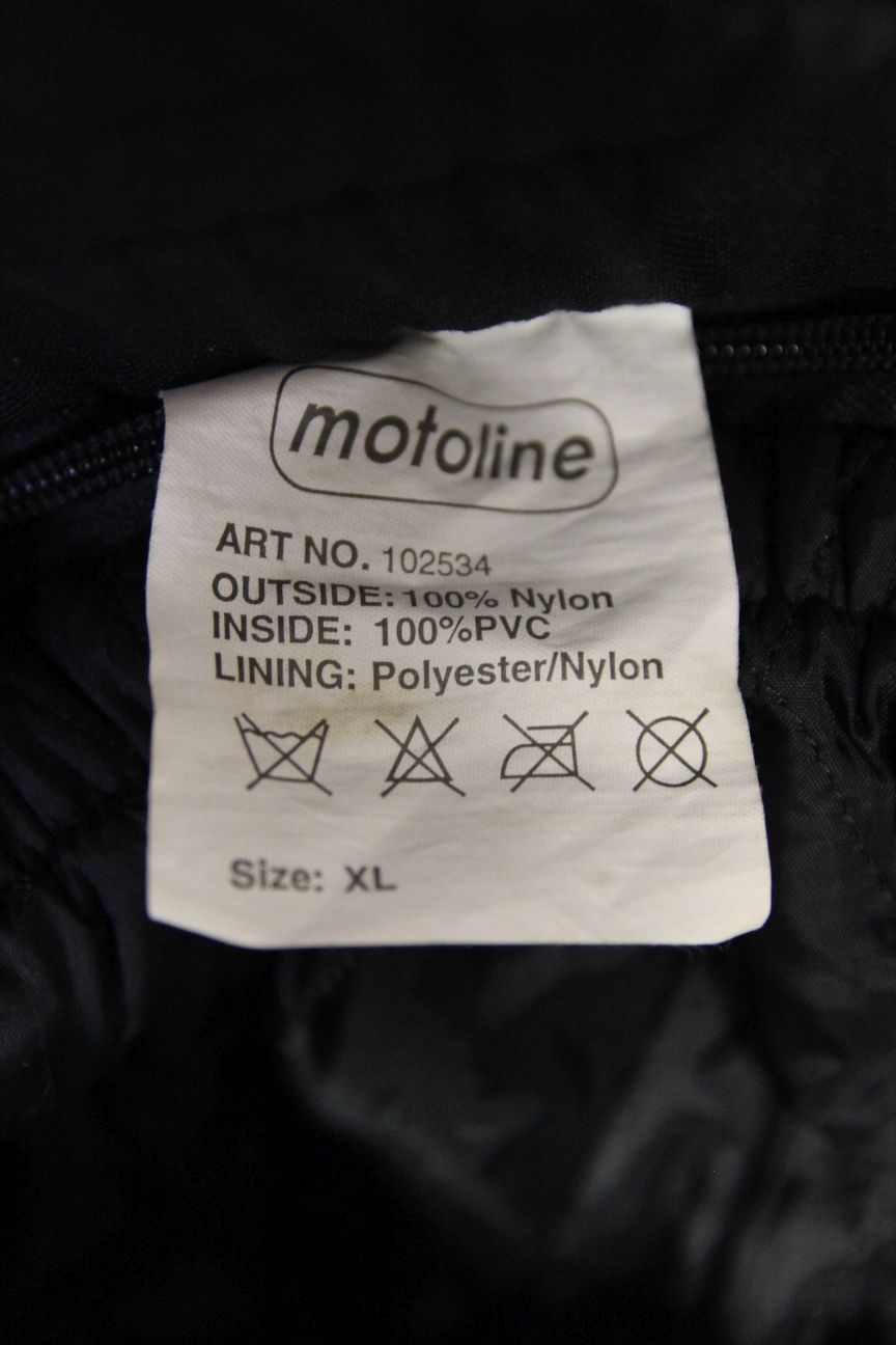 MOTO LINE VOYAGER BLACK TEXTILE BIKER TROUSERS + THERMAL LINER WAIST 34"/LEG 32"