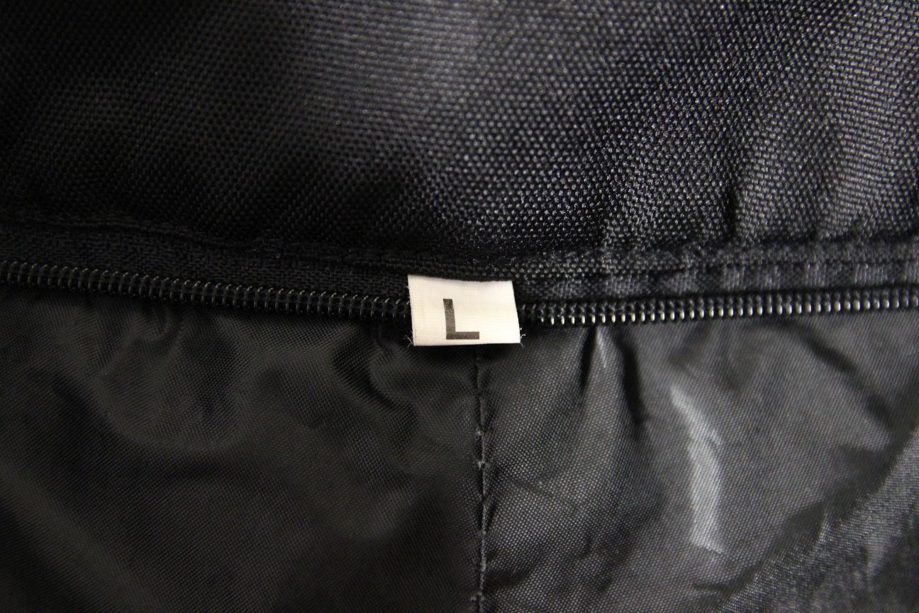 SPADA PERMER TEX BLACK TEXTILE BIKER TROUSERS: WAIST 32-34 IN/INSIDE LEG 30 IN
