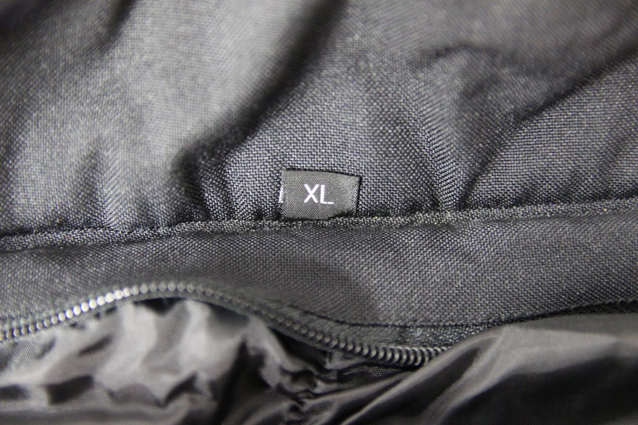 BUFFALO BLACK TEXTILE BIKER TROUSERS: WAIST 32"/INSIDE LEG 29"