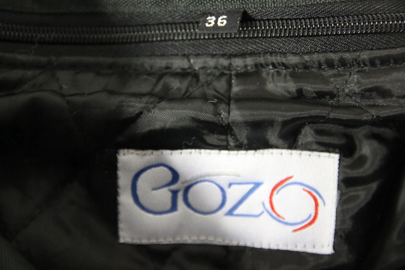 GOZO WATERPROOF BLACK CORDURA BIKER TROUSERS + THERMAL LINING: WAIST 36"/LEG 32"