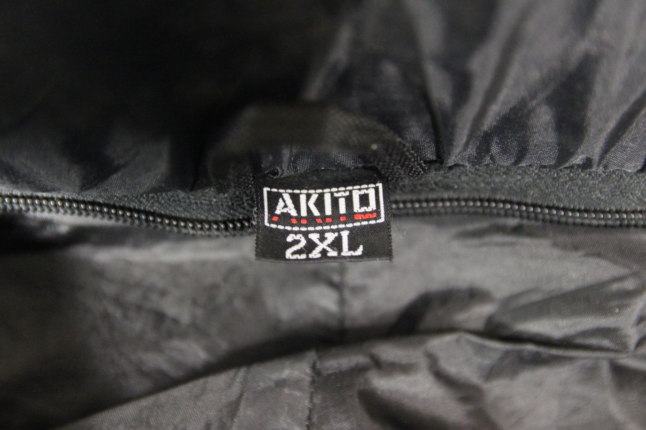 AKITO PYTHON BLACK TEXTILE BIKER TROUSERS + CE ARMOUR: WAIST 38"/INSIDE LEG 32"