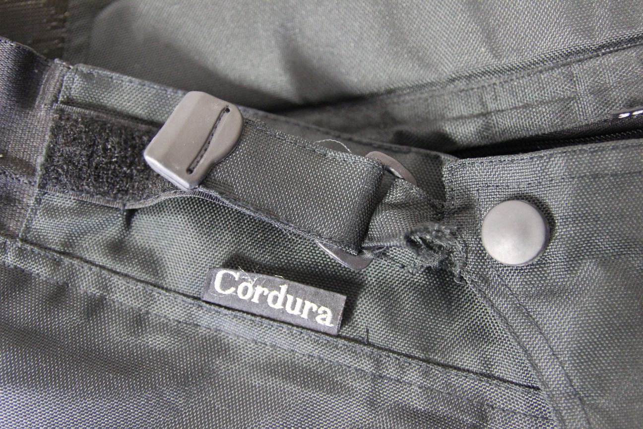 GOZO WATERPROOF BLACK CORDURA BIKER TROUSERS + THERMAL LINING: WAIST 36"/LEG 32"