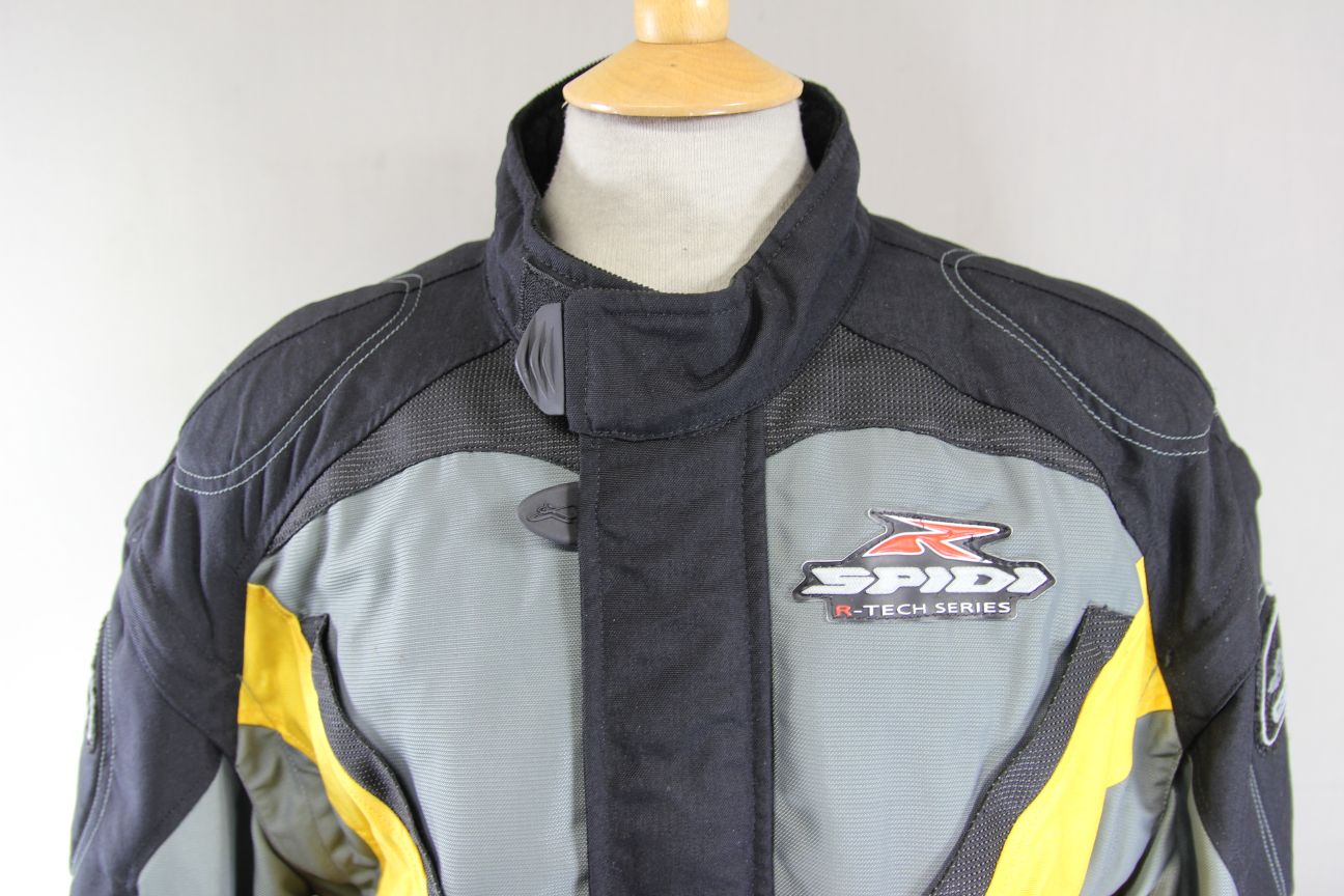 SPIDI R-TECH TEXTILE BIKER JACKET WITH CE ARMOUR & THERMAL LINING 48-50 INCH/3XL
