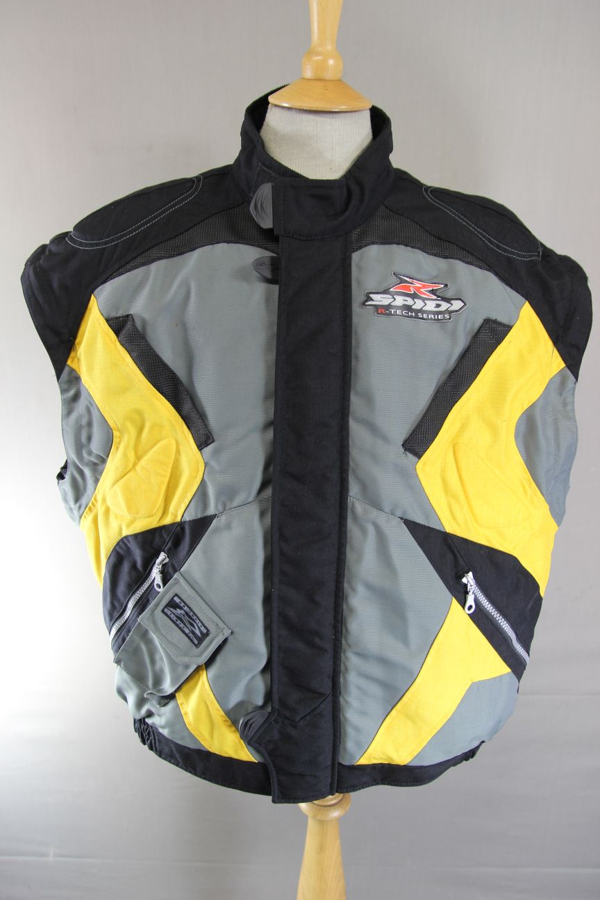 SPIDI R-TECH TEXTILE BIKER JACKET WITH CE ARMOUR & THERMAL LINING 48-50 INCH/3XL