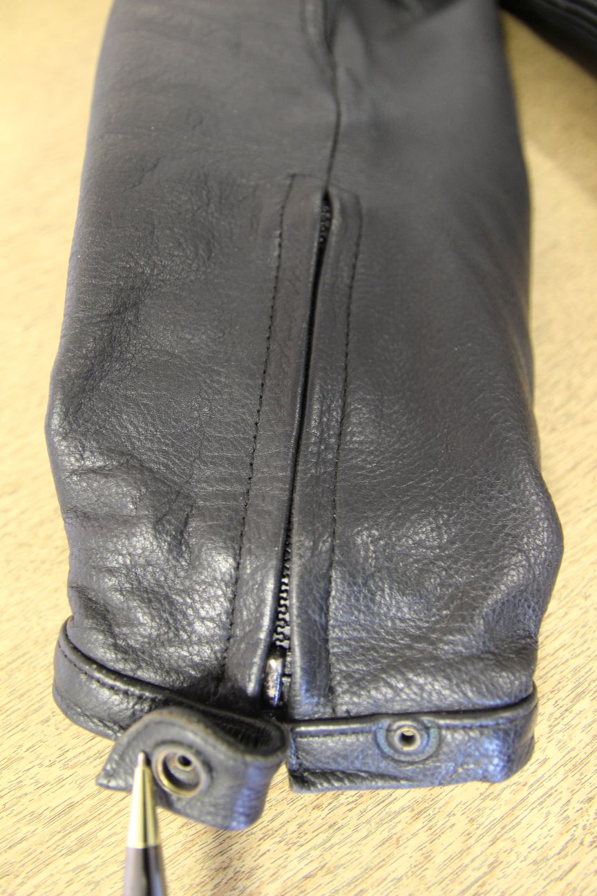 APACHE CLASSIC LADIES BLACK LEATHER BIKER JACKET 38-40 INCH CHEST/SIZE 16