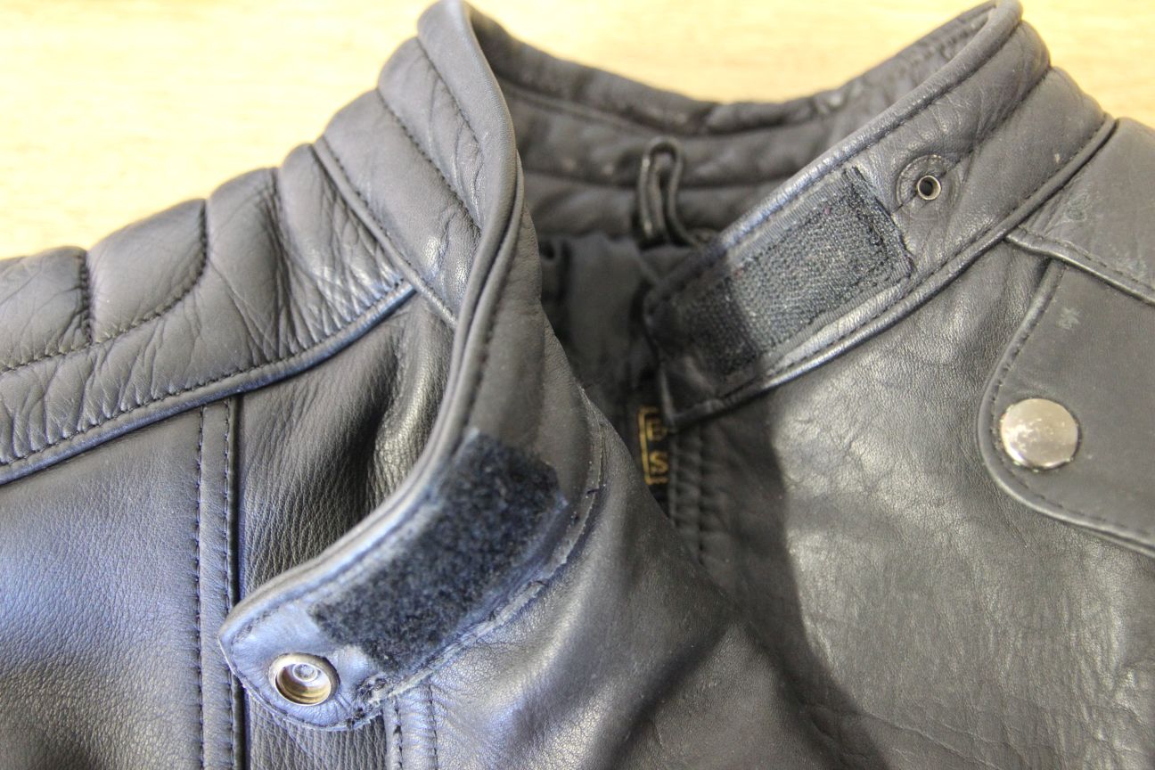 CLASSIC AKITO LADIES BLACK LEATHER BIKER JACKET 34 INCH CHEST/SMALL