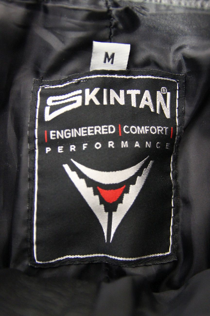 SKINTAN LADIES BLACK LEATHER BIKER TROUSERS: SIZE M/WAIST 30 IN/INSIDE LEG 29 IN