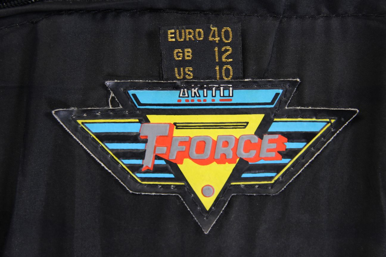 CLASSIC AKITO T-FORCE PLUS BLACK LEATHER BIKER JACKET WITH CE ARMOUR: SIZE 12