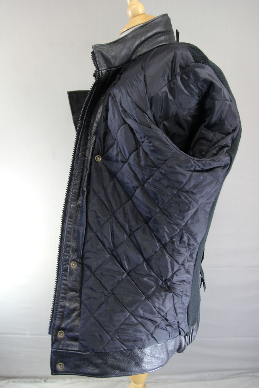 BRITISH MADE VINTAGE TT LEATHERS CLASSIC BLACK BIKER JACKET 36-38 INCH/SMALL