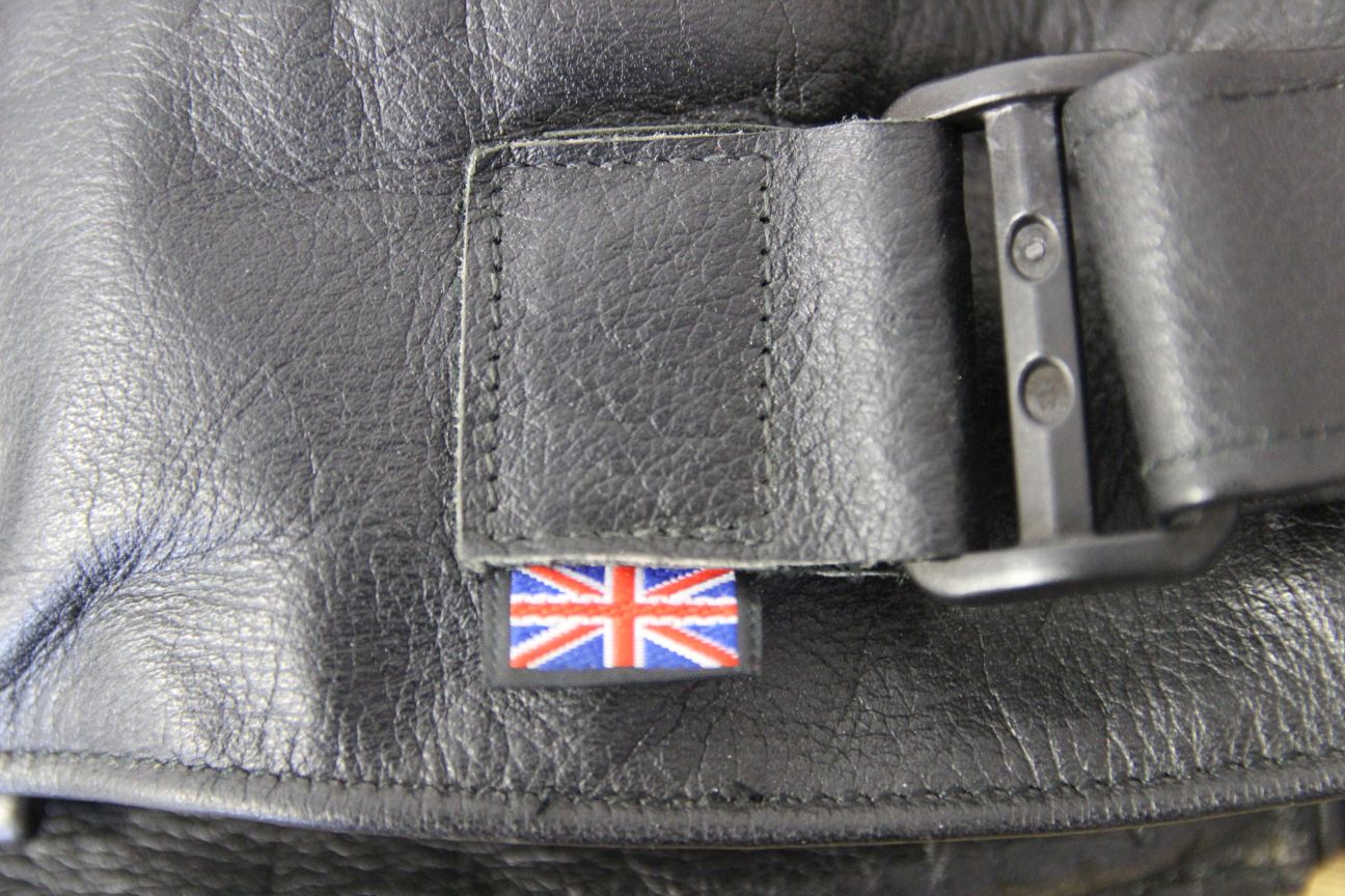 BRITISH MADE VINTAGE TT LEATHERS CLASSIC BLACK BIKER JACKET 36-38 INCH/SMALL