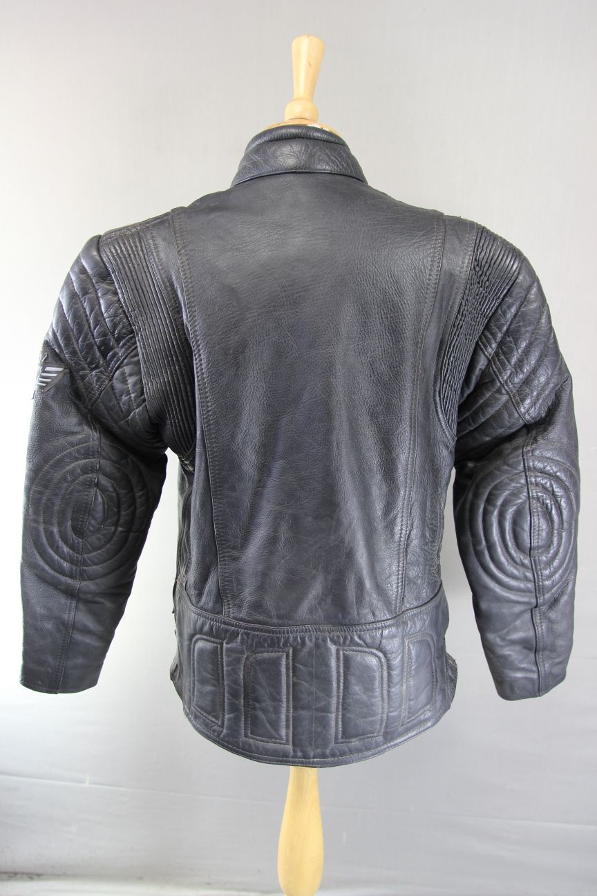 AKITO MERCURY PROTEK PLUS CLASSIC BLACK LEATHER BIKER JACKET 36-38 INCH CHEST