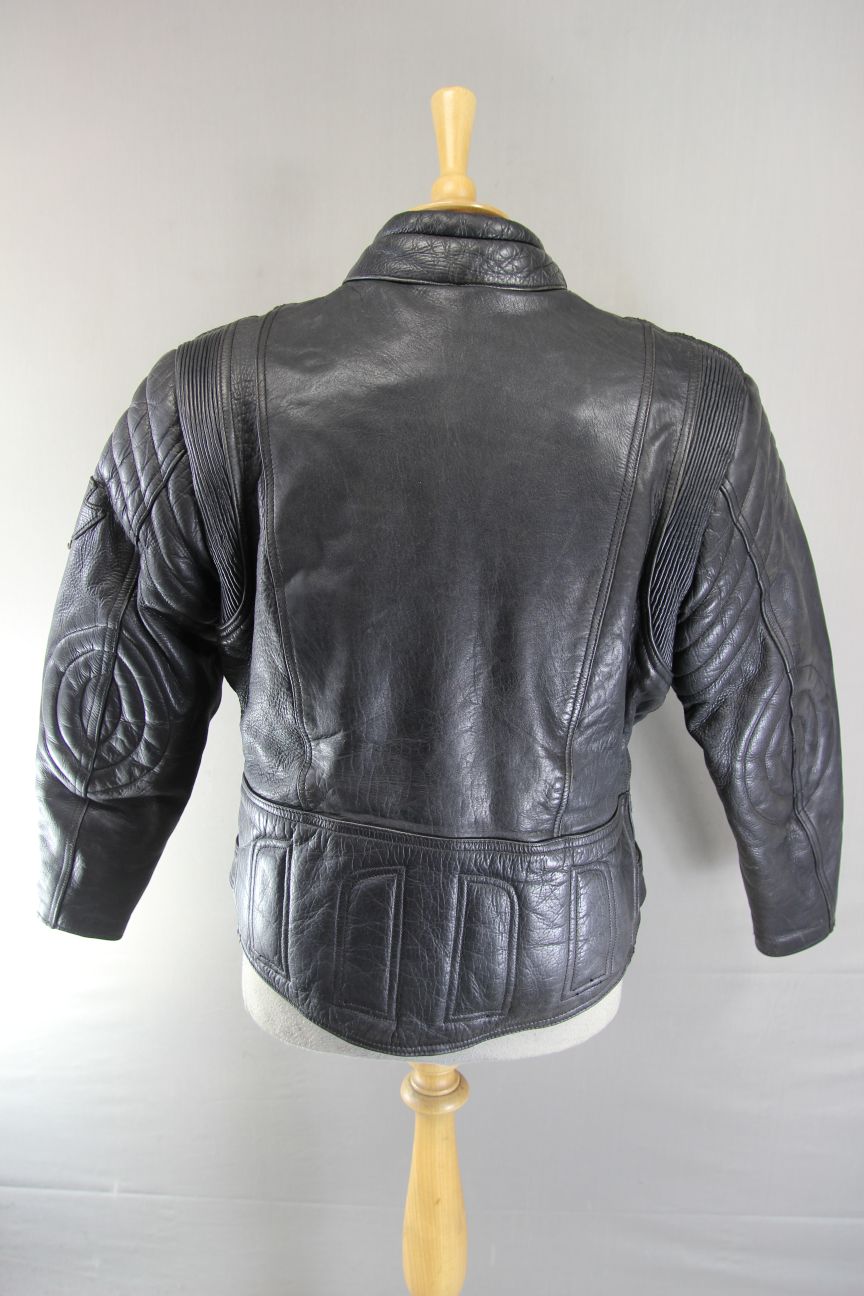 AKITO MERCURY PLUS CLASSIC BLACK LEATHER BIKER JACKET 38-40 INCH CHEST