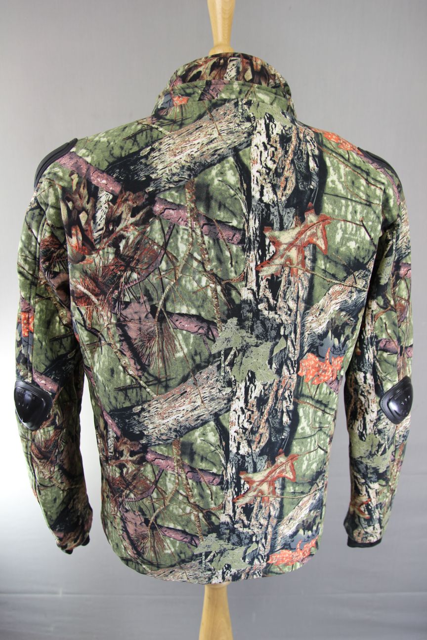 TUZO CAMOUFLAGE TEXTILE BIKER JACKET WITH CE ARMOUR & THERMAL LINING 42IN/MEDIUM