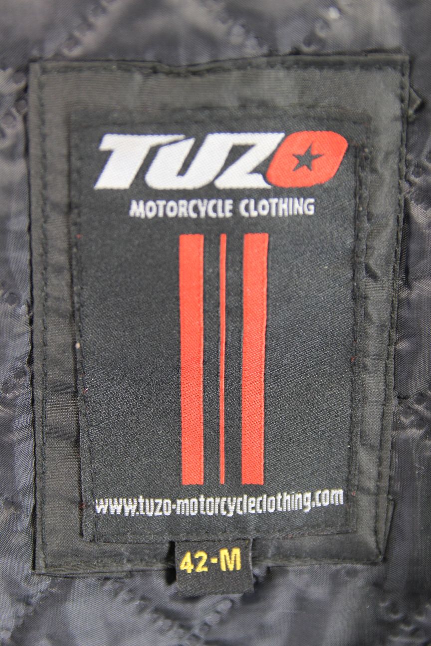 TUZO CAMOUFLAGE TEXTILE BIKER JACKET WITH CE ARMOUR & THERMAL LINING 42IN/MEDIUM