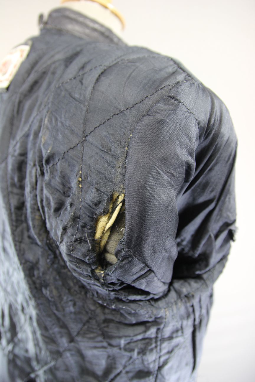 CLASSIC STANZ BLACK LEATHER BIKER JACKET 38-40 INCH/MEDIUM