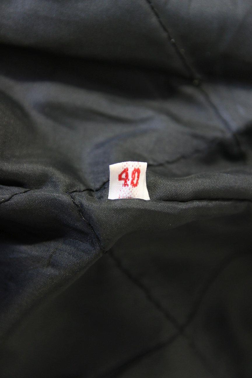 VINTAGE CLASSIC BLACK LEATHER BIKER JACKET 36 INCH CHEST/SMALL
