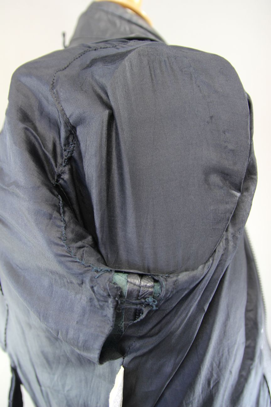 DYNAMIC LEATHER BLACK COWHIDE BIKER JACKET WITH REMOVABLE KNOX CE ARMOUR 42 INCH