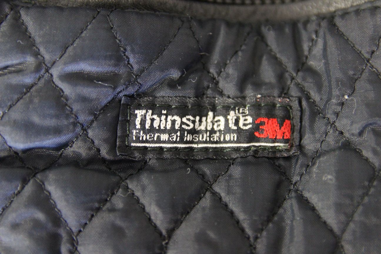 LADIES JT'S BLACK COWHIDE LEATHER THINSULATE 3M LINED BIKER JACKET 36-38 IN/MED